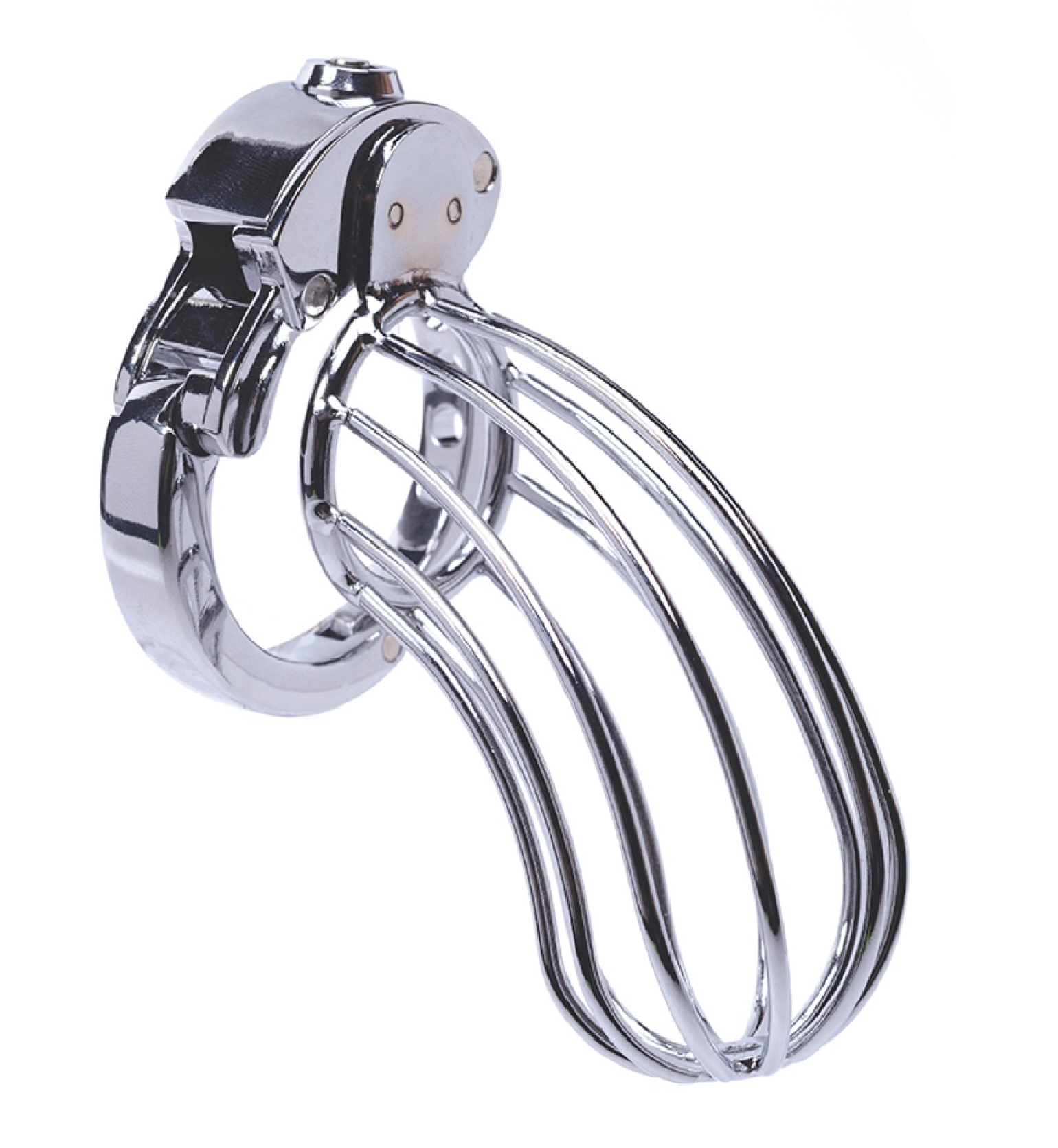 Metalni kavez za penis od nerđajućeg čelika, sa ključem – 13 cm FT001165
